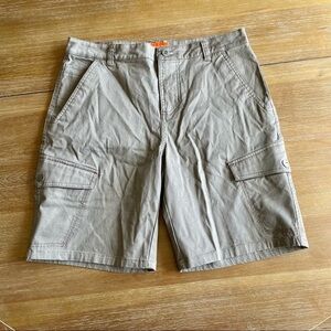 Men's Merrell Olive Green / Gray Khaki Cargo Shorts Size 30 Waist